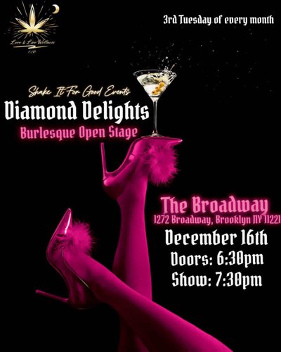 Diamond Delights Open Stage flyer