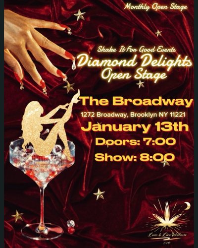 Diamond Delights Open Stage flyer