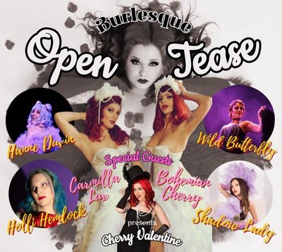 Flyer for Open Tease